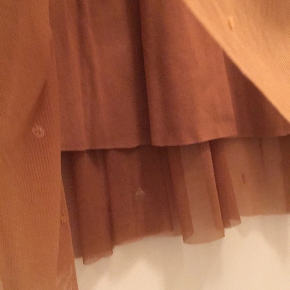 Anthropologie Basil & Maude sequin and tulle Jennifer Aniston skirt - Picture 7 of 9